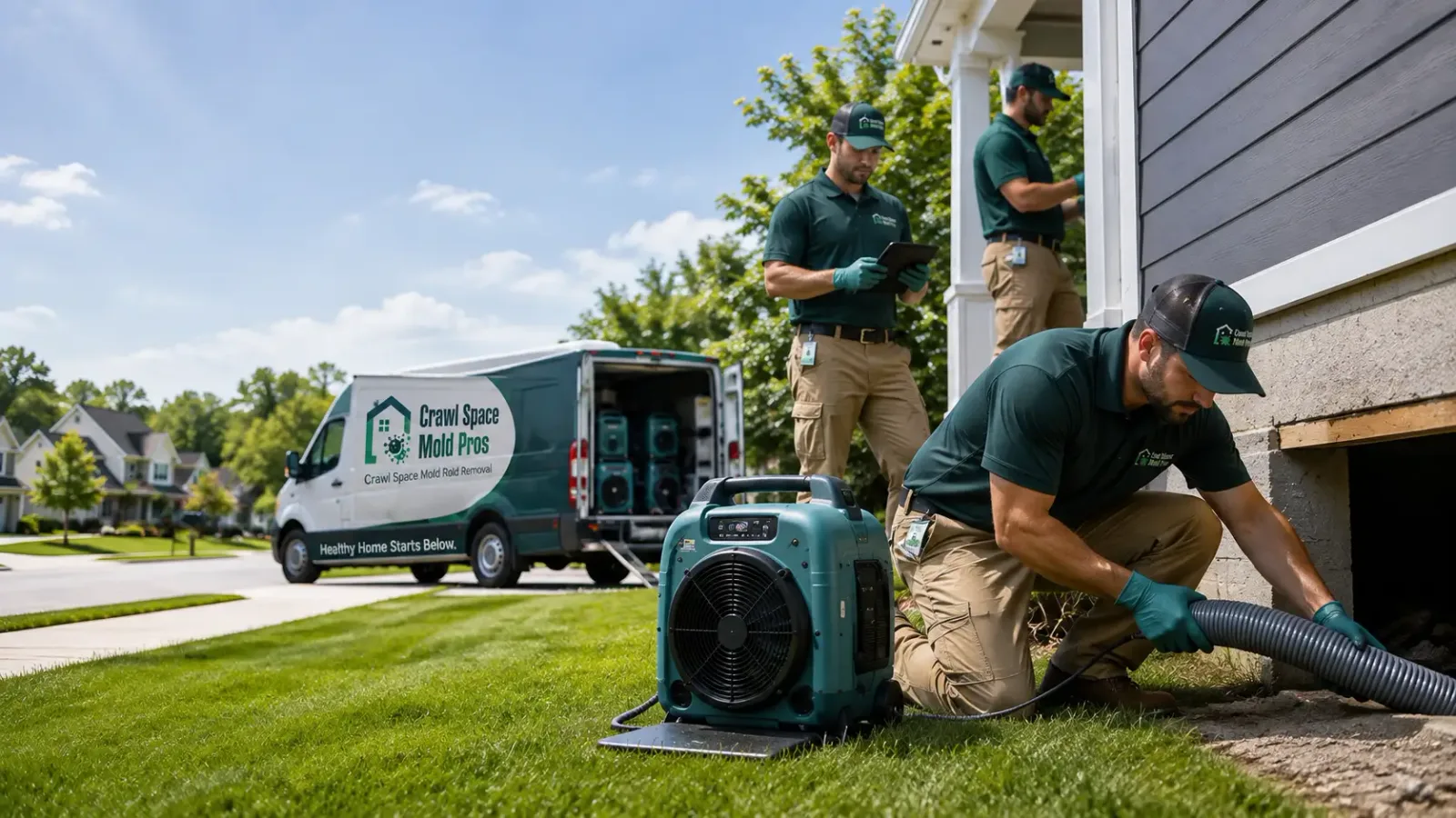 Crawl Space Mold Removal in Saranac, NY